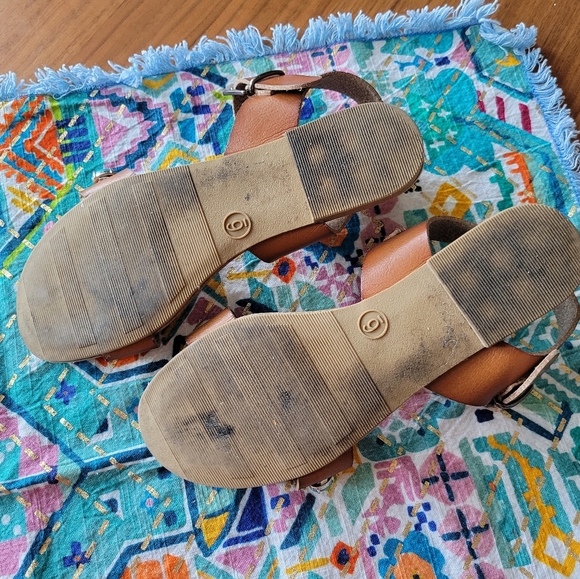 🦋Turquoise Beaded Sandals - Picture 5 of 6